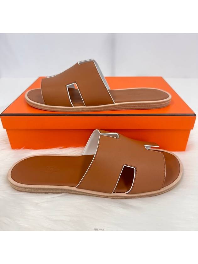 Izmir Napa Slippers Brown - HERMES - BALAAN 5