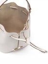 T Timeless Leather Micro Logo Bucket Bag White - TOD'S - BALAAN 5