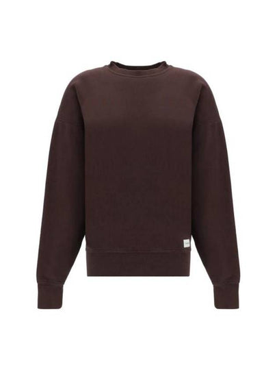 Crew Neck Sweatshirt Taupe Fonce - SAINT LAURENT - BALAAN 2