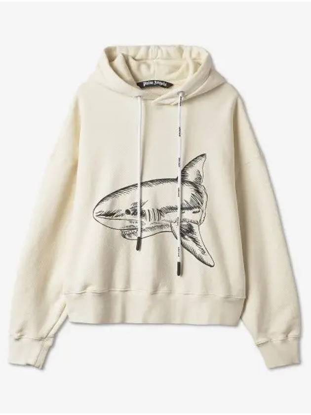 Spirit Shark Hood Beige - PALM ANGELS - BALAAN 2