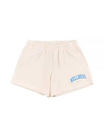 Wellness Ivy Disco Short CreamOcean SHAW2313CR Shorts - SPORTY & RICH - BALAAN 1