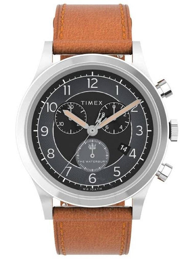 Timex Waterbury Traditional Chronograph Quartz Black Dial Men's Watch TW2V73900VQ - TIMEX - BALAAN 1