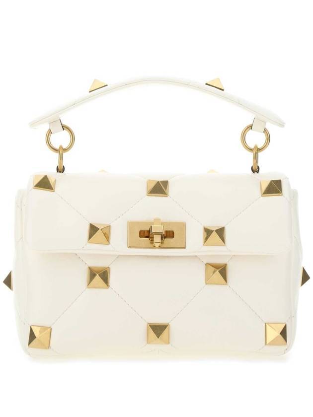 Roman Stud Shoulder Bag Ivory - VALENTINO - BALAAN 1