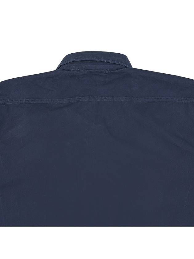 Gabardine Utility Long Sleeve Shirt Navy - CP COMPANY - BALAAN 10