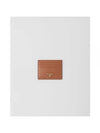 Leather Card Wallet Cognac Boutique - PRADA - BALAAN 1