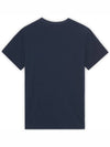 Baby Fox Patch Pocket Short Sleeve T-Shirt Navy - MAISON KITSUNE - BALAAN 3