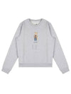 Women's Dress Fox Printing Sweatshirt Grey - MAISON KITSUNE - BALAAN 2