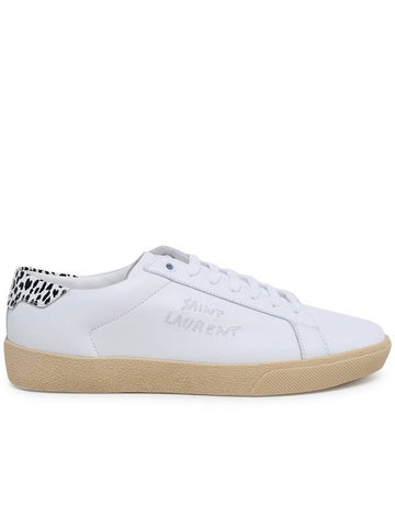 Men's Court Classic Low Top Sneakers White - SAINT LAURENT - BALAAN 1