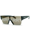 Eyewear Plastic Logo Goggles Sunglasses Black - BURBERRY - BALAAN 2