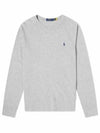 Men's Pony Logo Crew Neck Sweatshirt Grey - POLO RALPH LAUREN - BALAAN 2