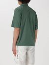 Cotton Popeline Short Sleeve Shirt Green - CP COMPANY - BALAAN 3