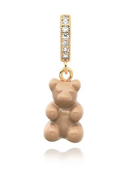 Nostalgia Bear Fave Connector Pendant Salt Caramel - CRYSTAL HAZE - BALAAN 2