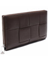 Cassette Zipper Around Long Wallet Brown - BOTTEGA VENETA - BALAAN 4