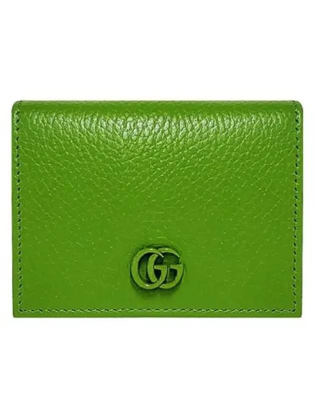 GG Marmont Card Half Wallet Green - GUCCI - BALAAN 2