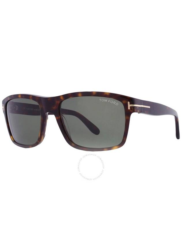 Tom Ford August Green Rectangular Men's Sunglasses FT0678 52N 58 - TOM FORD - BALAAN 3