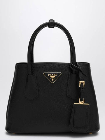 Double Saffiano leather mini bag - PRADA - BALAAN 1