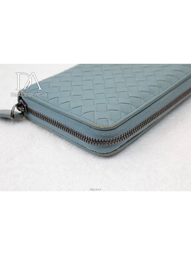 Daol Sangin Store Intrecciato Sky Zipper Long Wallet Condition B - BOTTEGA VENETA - BALAAN 7