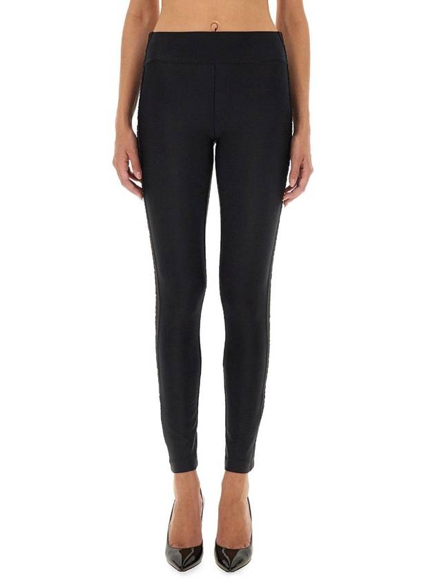 Versace Jeans Couture Leggings With Logo - VERSACE - BALAAN 1