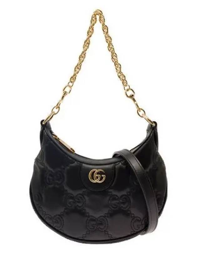 GG Matelasse Leather Mini Shoulder Bag Black - GUCCI - BALAAN 2