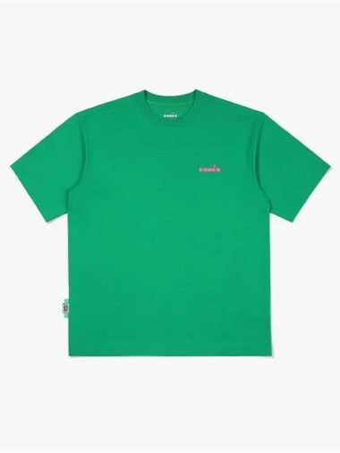 Diadora Momento Graphic Short Sleeve T Shirt GREEN - DIADORA - BALAAN 1