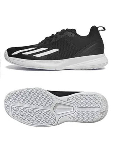 Courtflash Speed ​​Mesh Low Top Sneakers Core Black - ADIDAS - BALAAN 1