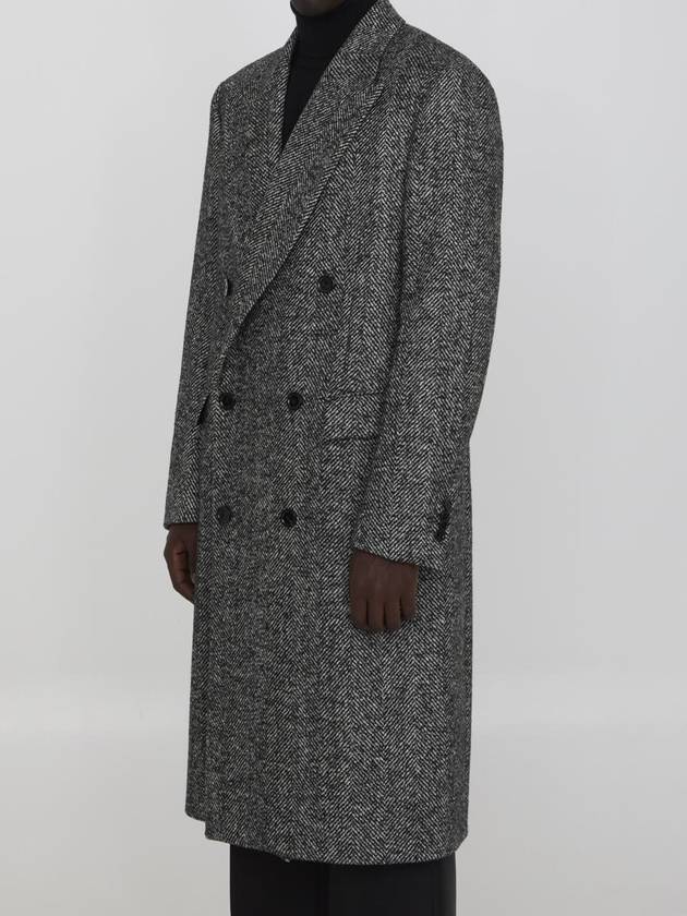 Herringbone Double Coat Gray - RVR LARDINI - BALAAN 3