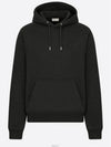 CD Icon Organic Cotton Fleece Hoodie Black - DIOR - BALAAN 2