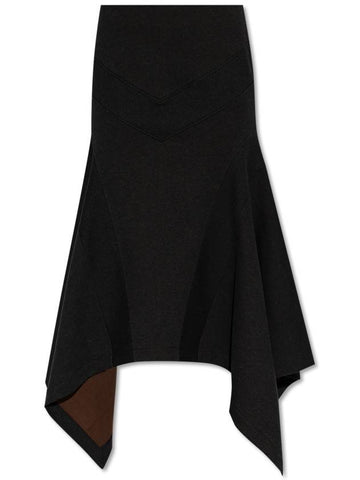 The Attico Skirt With Logo, Women's, Black - THE ATTICO - BALAAN 1