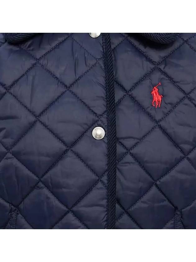 Pony Diamond Quilted Long Jacket 211940997 001 - POLO RALPH LAUREN - BALAAN 4