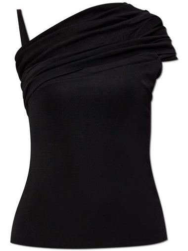 Versace One-shoulder Top, Women's, Black - VERSACE - BALAAN 1