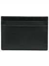 Tiny Monogram Shiny Leather Card Case Black - SAINT LAURENT - BALAAN 3