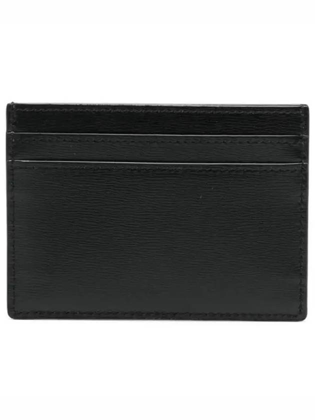 Tiny Monogram Shiny Leather Card Case Black - SAINT LAURENT - BALAAN 3