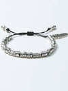 Feather Antique Silver Bead Bracelet - KND - BALAAN 10