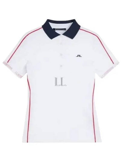 Women's Damai Polo Short Sleeve T-Shirt White - J.LINDEBERG - BALAAN 2