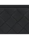 Intrecciato Leather Card Wallet Black - BOTTEGA VENETA - BALAAN 4