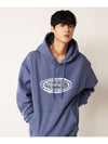 Unisex Script Logo Hoodie Blue BAL10039 - RESPECT - BALAAN 2