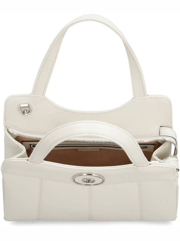 Petite GG Leather Tote Bag White - GUCCI - BALAAN 4