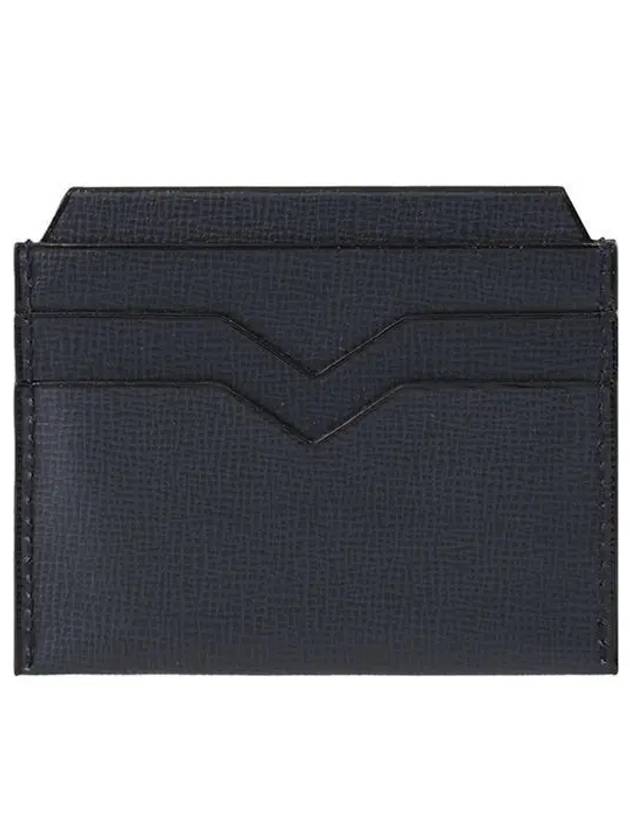 SGNL0077044L99CC99 BB Pebble Leather Card Case Navy　 997160 - VALEXTRA - BALAAN 1