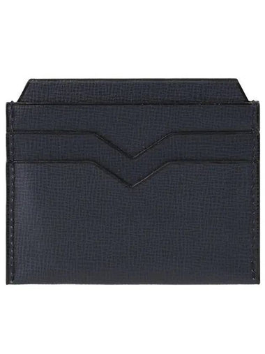 SGNL0077044L99CC99 BB Pebble Leather Card Case Navy　 997160 - VALEXTRA - BALAAN 1