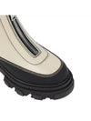 Lux Ellis Zipper Twotone Leather Ankle Boots S1615 - GANNI - BALAAN 7