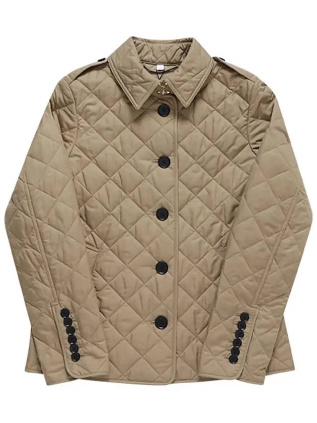 Frankby Quilted Jacket Beige - BURBERRY - BALAAN 5