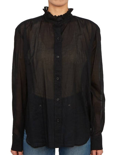 Gamble Women's Shirt HT0186FA A1J03E 01BK - ISABEL MARANT - BALAAN 1