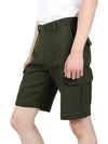 Multi Pocket Cargo Shorts Dartk Green - LORO PIANA - BALAAN 5