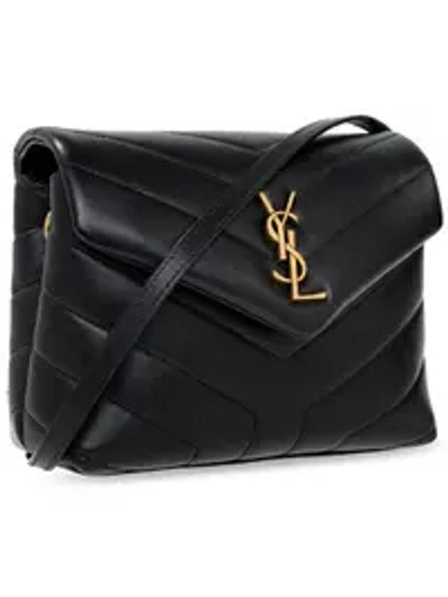 Loulou Toy Matelasse Shoulder Bag Black - SAINT LAURENT - BALAAN 5