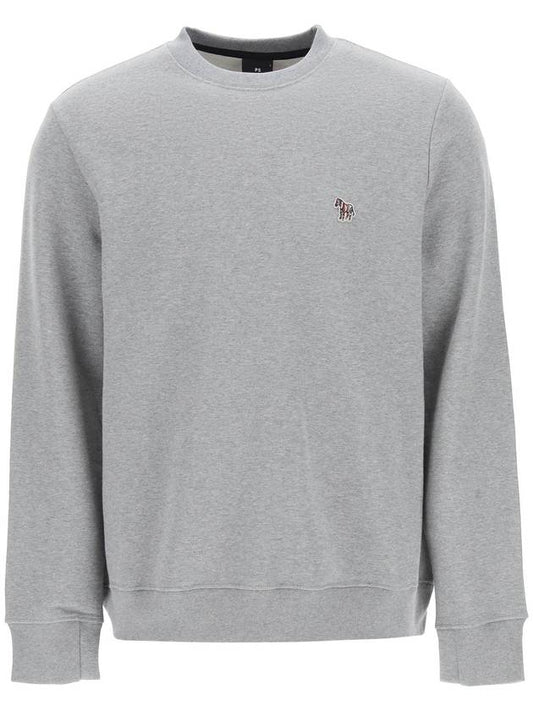 Men's Zebra Sweatshirt Sweatshirt Gray - PAUL SMITH - BALAAN 1