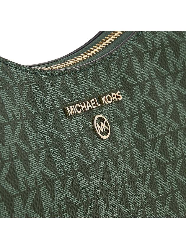 Jet Set Charm Small Nylon Gabardine Shoulder Bag Green - MICHAEL KORS - BALAAN 7