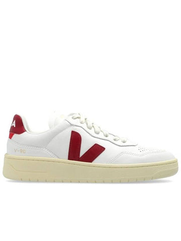 Veja White Leather Sneakers - VEJA - BALAAN 1