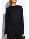 De Coeur Wool Knit Top Navy - AMI - BALAAN 3