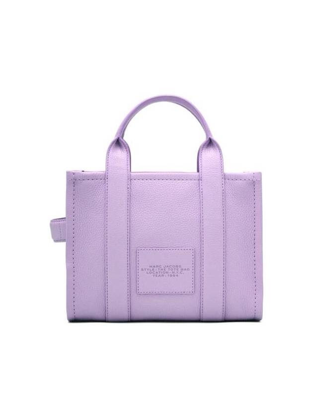 Small Leather Tote Bag Purple - MARC JACOBS - BALAAN 3