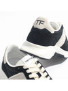 Colourblock Low-Top Sneakers White Black - TOM FORD - BALAAN 6